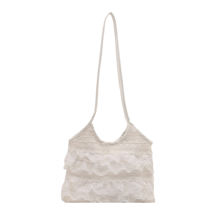 Damen modische Tragetasche mit schicker Rüschendetails und robustem Design Nord Taschen
