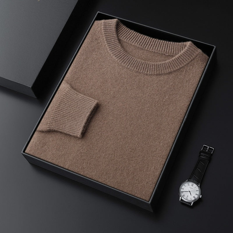 Herren Rundhals-Pullover im Kaschmir‑Look mit extraweichem Flor und Geschenkbox Nord Taschen
