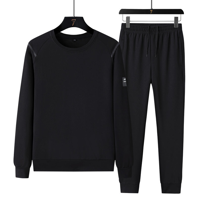 Herren Sportlicher Trainingsanzug-Set mit Reißverschlussjacke, Rundhalsausschnitt-Sweatshirt und Slim-Fit Jogginghose Nord Taschen