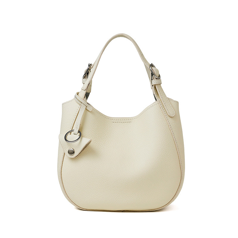 Damen Hobo-Tasche mit hochwertiger Lederstruktur und eleganten Akzenten Nord Taschen