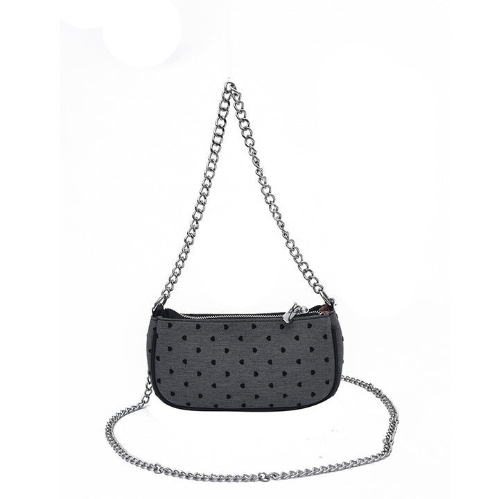 Damen Schultertasche mit modischem Punktemuster Nord Taschen