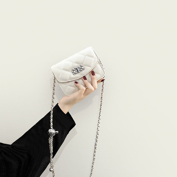 Damen Clutch-Tasche mit elegante Steppung und funkelndem Verschluss Nord Taschen