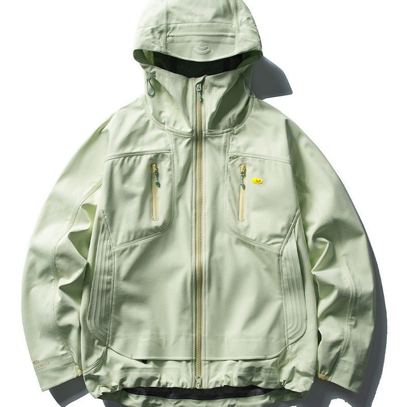 Unisex Technische Softshell-Fieldjacke mit verschweißten Nähten, vier Reißverschlusstaschen und verlängerter Rückenpartie Nord Taschen
