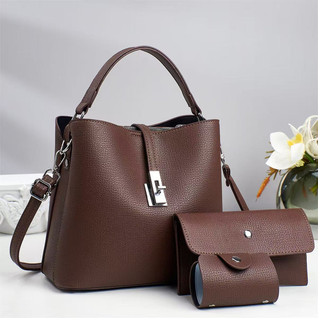 Damen Luxus Handtasche mit abnehmbarer Mini-Clutch Nord Taschen