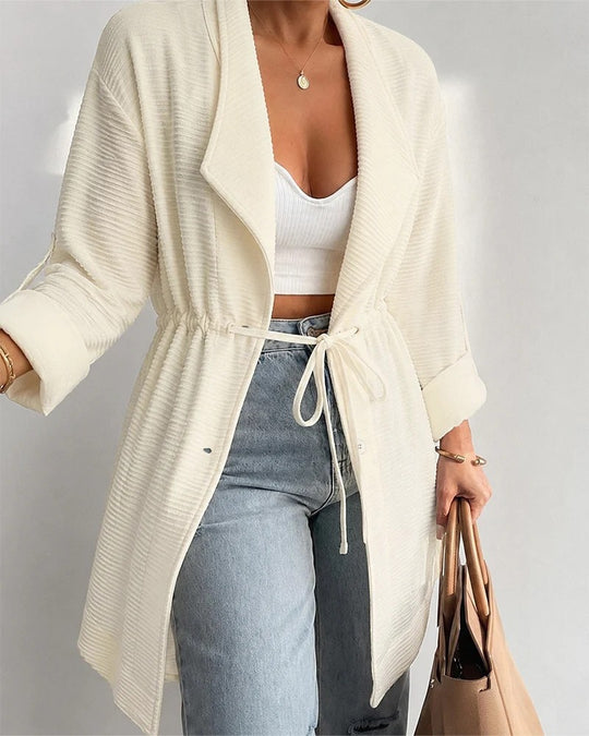Damen Lässige und elegante Longcardigan Nord Taschen