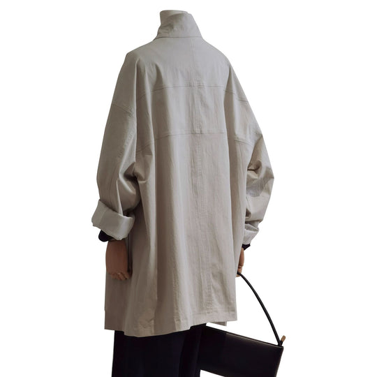 Damen Urbaner Oversized Mantel Nord Taschen