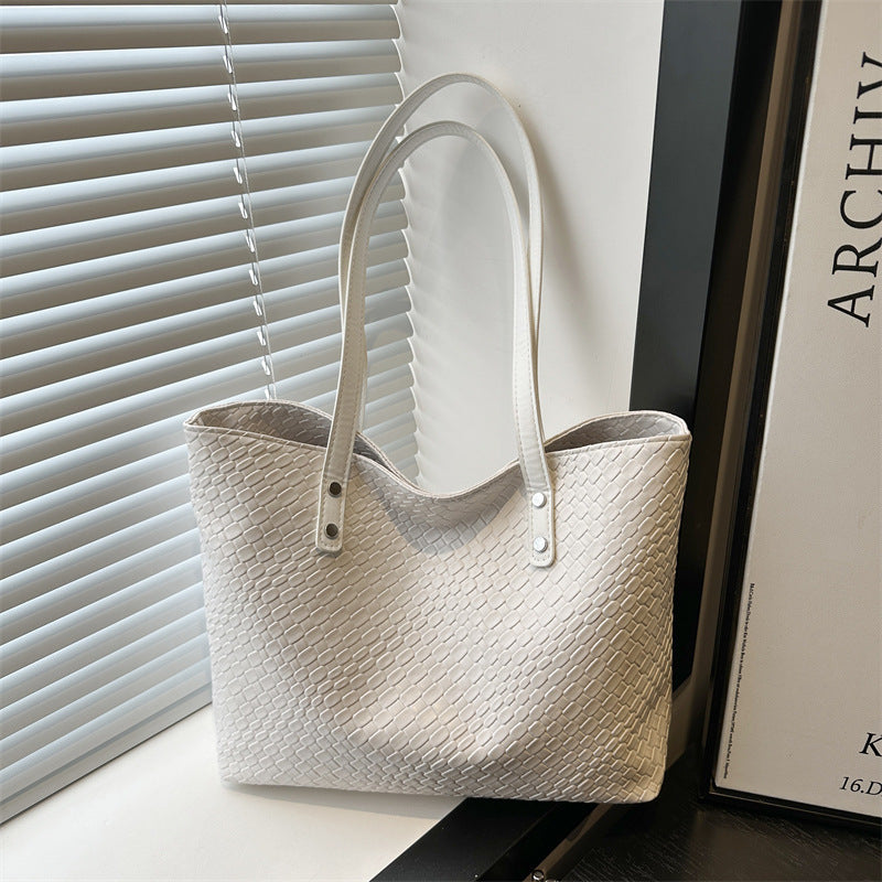 Damen elegante geflochtene Tragetasche Nord Taschen