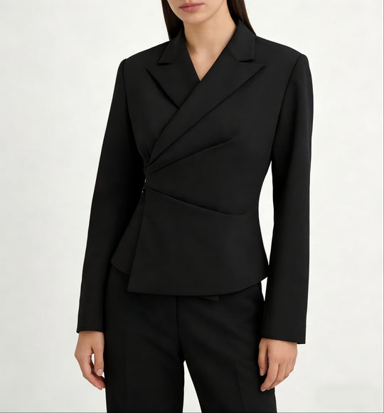 Damen Eleganter Tailored Blazer Nord Taschen