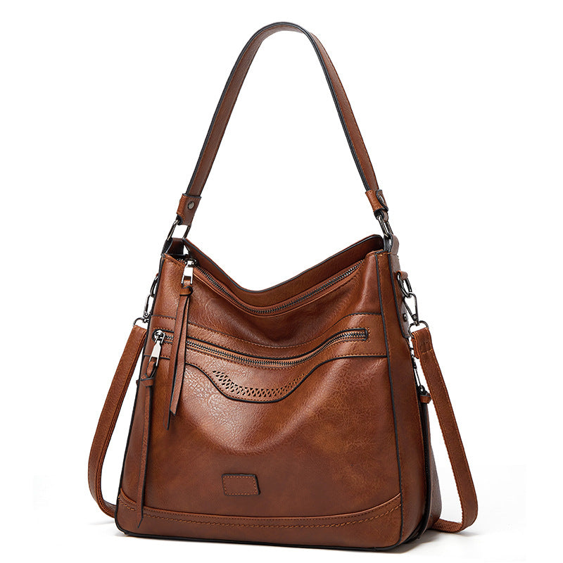 Damen Hobo-Tasche mit elegantem Faltendesign und praktischen Fächern Nord Taschen