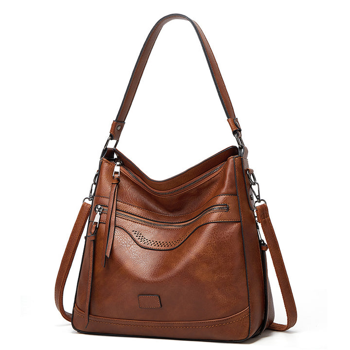 Damen Hobo-Tasche mit elegantem Faltendesign und praktischen Fächern Nord Taschen