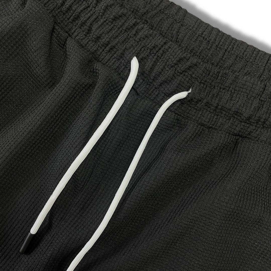 Herren Locker sitzende Waffelstrick-Jogginghose mit Tunnelzug & Eingrifftaschen Nord Taschen