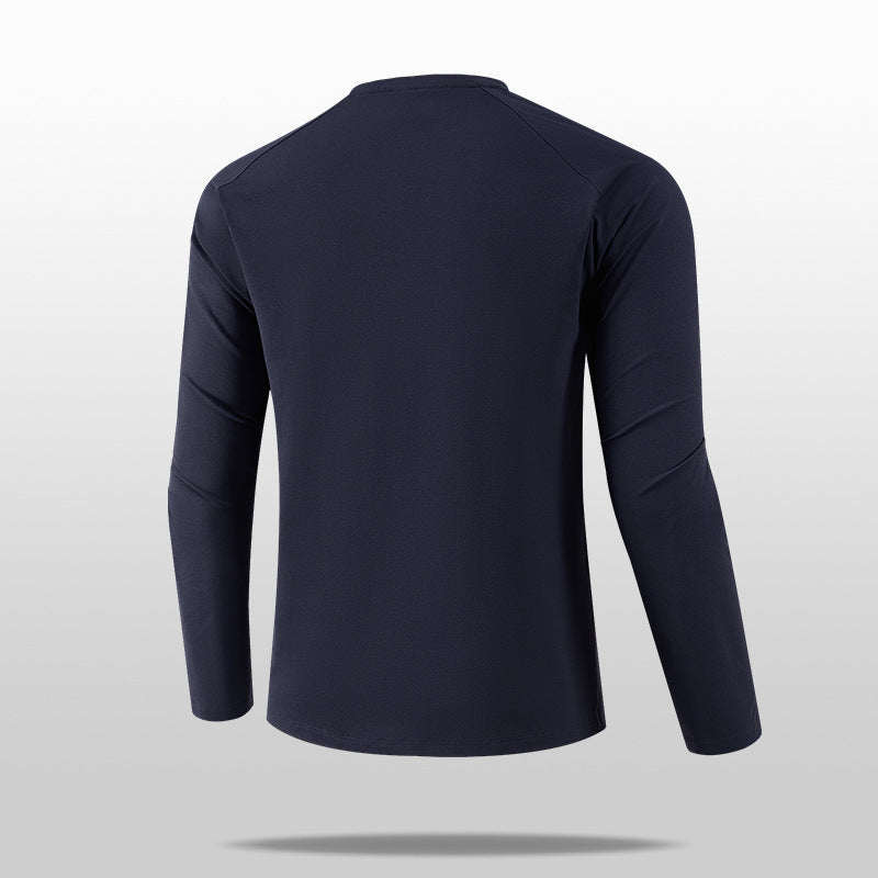 Herren Leichtes Langarm-T-Shirt mit praktischer Brusttasche Nord Taschen