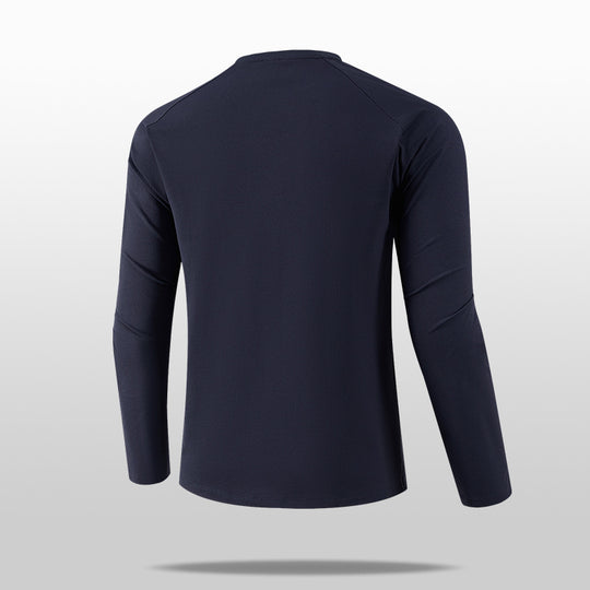 Herren Leichtes Langarm-T-Shirt mit praktischer Brusttasche Nord Taschen