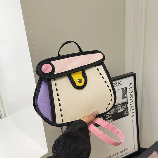 Damen Mini-Handtasche mit verspieltem Design Nord Taschen