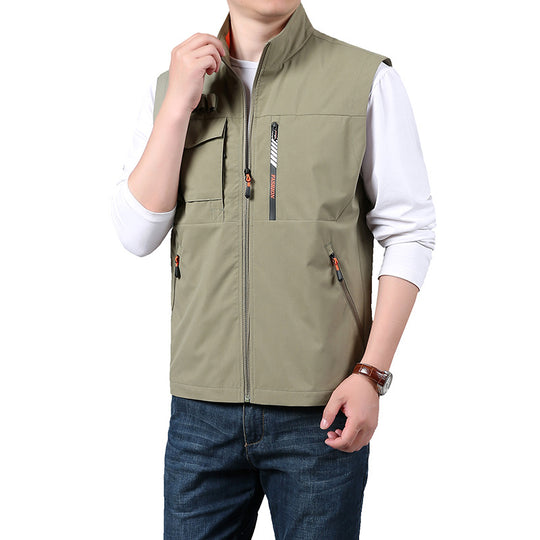 Herren Multifunktionale Outdoor-Weste Nord Taschen 1787797376