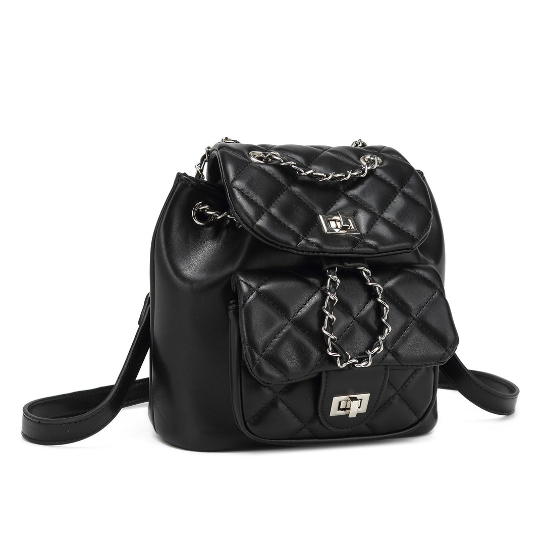 Damen Rucksack mit eleganter Steppung und praktischer Außentasche Nord Taschen