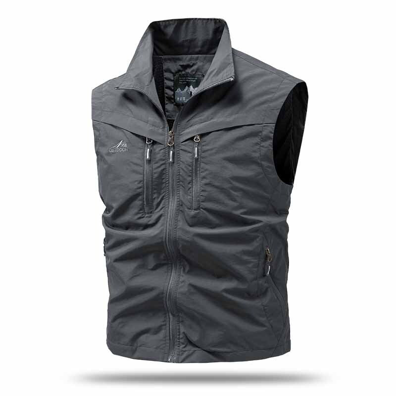 Herren Leichte Outdoor-Steppweste Nord Taschen