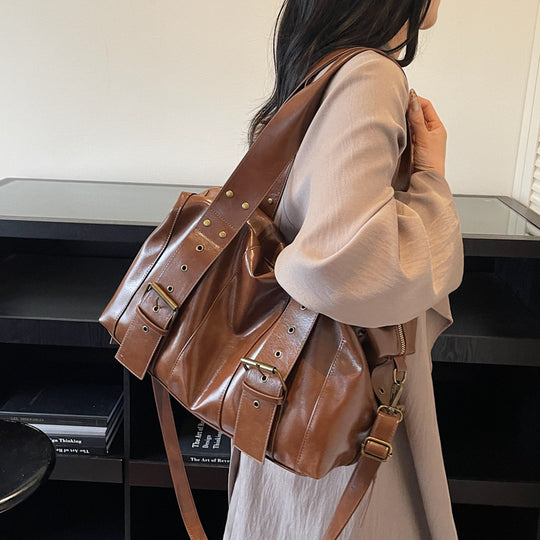 Damen elegante Handtasche mit robustem Design und abnehmbarem Schulterriemen Nord Taschen