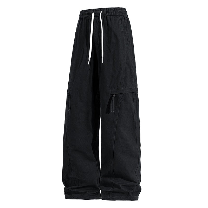 Herren Weite Cargo-Jogginghose im Baggy‑Schnitt mit Kordelbund & Mehrfachtaschen Nord Taschen
