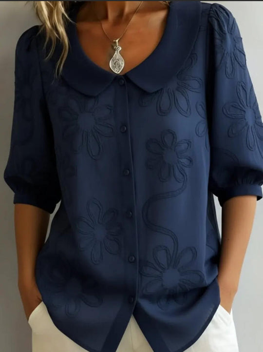 Damen Bluse mit floralem Muster Nord Taschen