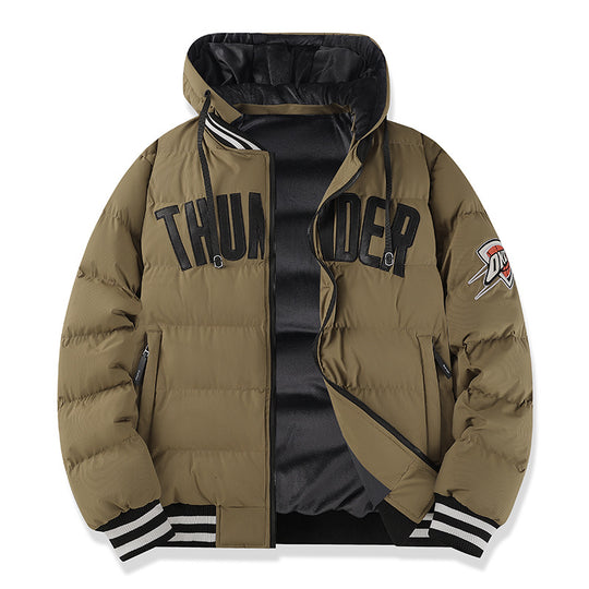 Herren Leichte Steppjacke mit hohen Kragen und praktischen Taschen Nord Taschen
