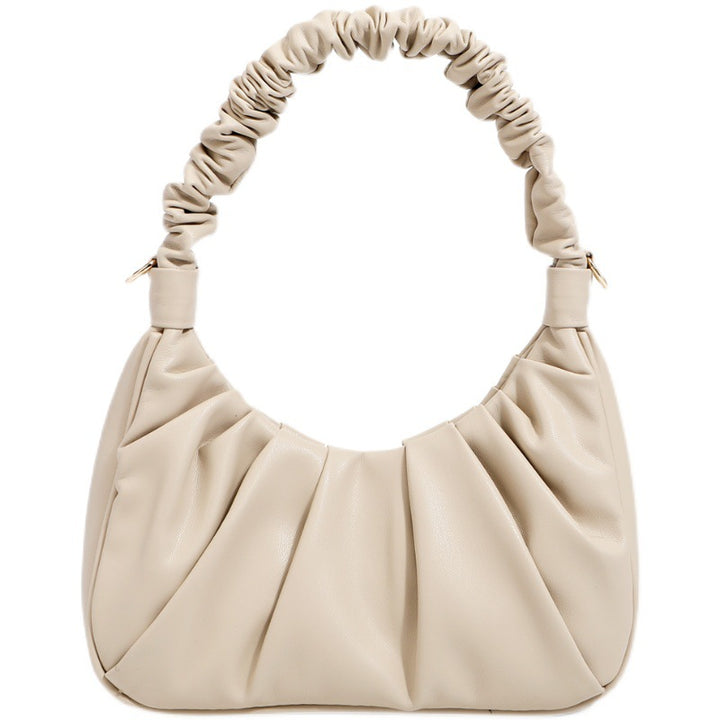 Damen Hobo-Tasche mit gerafftem Design und elastischem Schulterriemen Nord Taschen