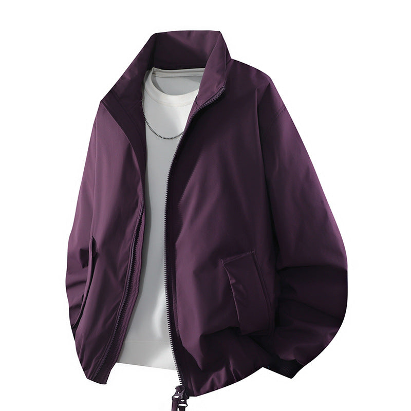 Herren Sportliche Übergangsjacke mit hohem Kragen und praktischen Reißverschlusstaschen Nord Taschen