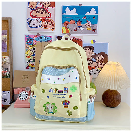 Damen Rucksack mit buntem Motiv und praktischen Fächern Nord Taschen