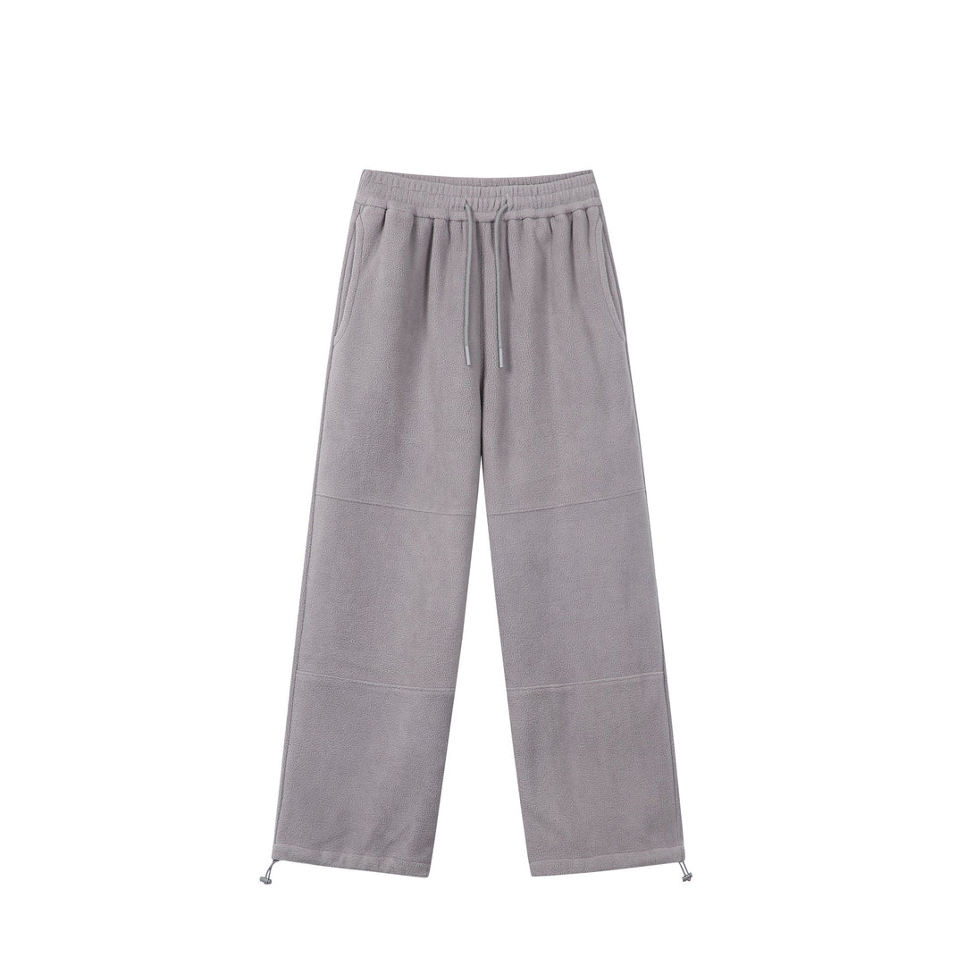 Damen Weite Fleece-Jogginghose mit Tunnelzugbund, Eingrifftaschen und verstellbarem Saum Nord Taschen