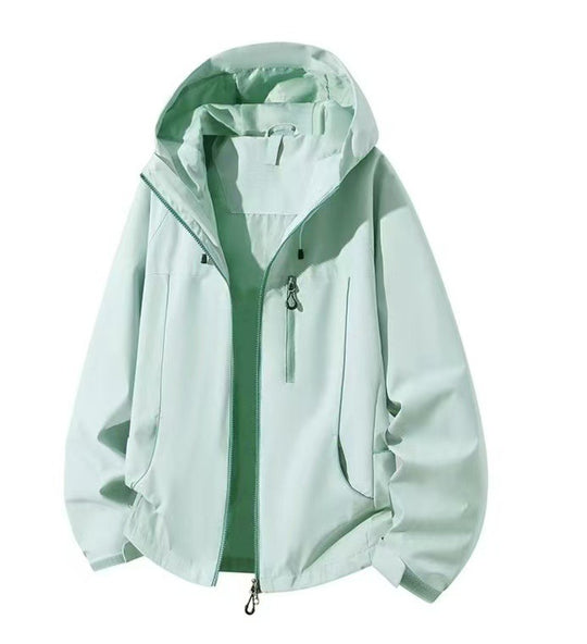 Herren Wasserdichte Kapuzen-Softshelljacke mit winddichtem Schnitt und Reißverschluss Nord Taschen