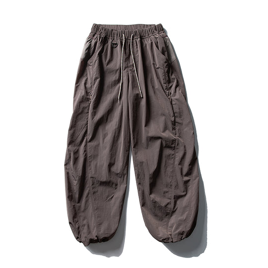 Herren Balloon-Silhouette Ripstop-Freizeit-Hose mit elastischem Tunnelzugbund, Zip-Taschen und D-Ring Nord Taschen
