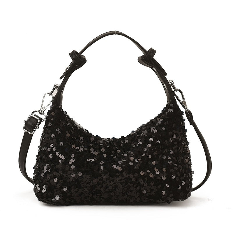 Damen Umhängetasche mit funkelndem Pailletten-Design Nord Taschen