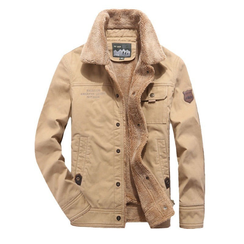 Herren Robuste Outdoor-Jacke mit Fleece-Innenfutter Nord Taschen