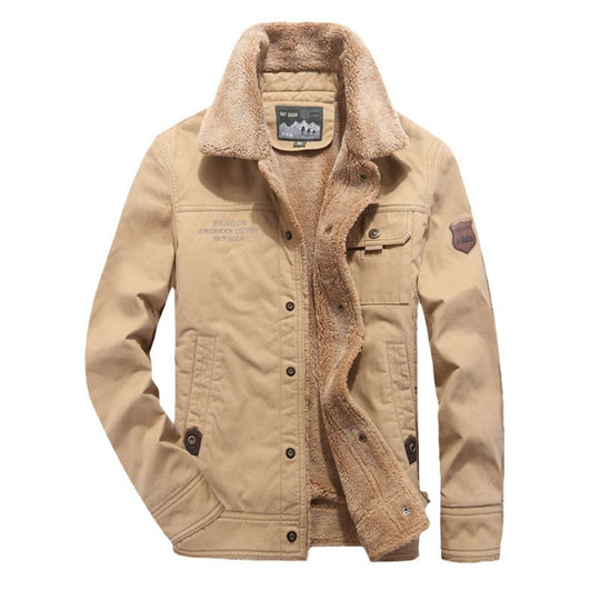 Herren Robuste Outdoor-Jacke mit Fleece-Innenfutter Nord Taschen