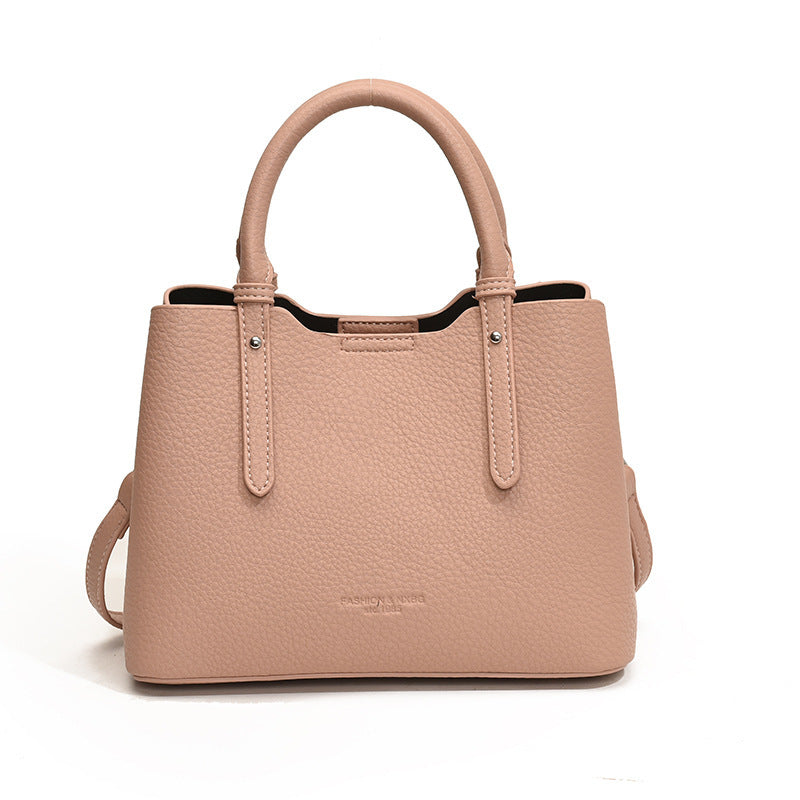 Damen elegante Handtasche mit strukturiertem Obermaterial Nord Taschen