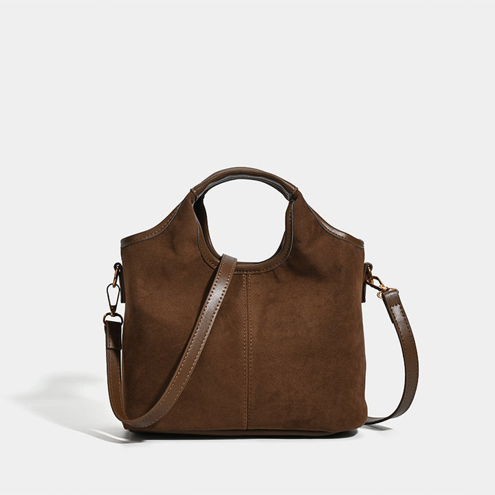 Damen Hobo-Tasche aus feinem Wildleder mit praktischen Trageoptionen Nord Taschen