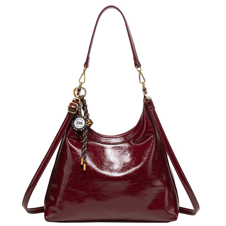Damen Hobo-Handtasche mit strukturierter Oberfläche und stylishen Akzenten Nord Taschen