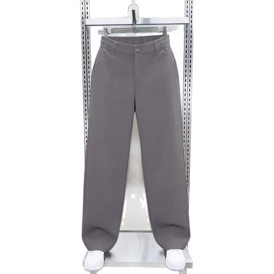 Herren Weite Twillhose mit hohem Bund, elastischem Rückenbund und geradem Bein Nord Taschen