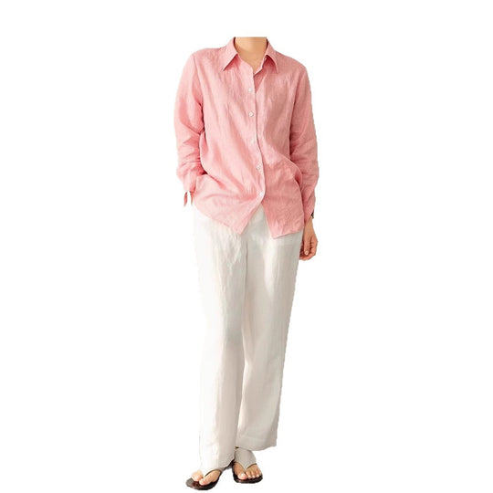 Damen Elegante gestreifte Bluse Nord Taschen