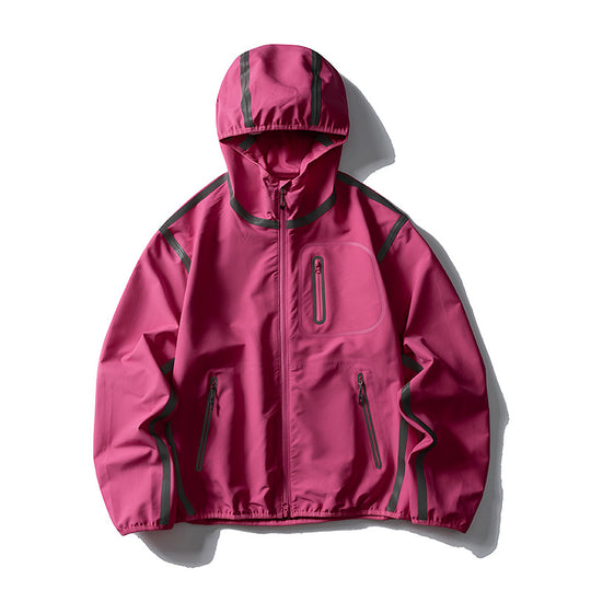 Unisex Wasserdichte Softshell-Outdoorjacke mit verschweißten Nähten und Kapuze Nord Taschen