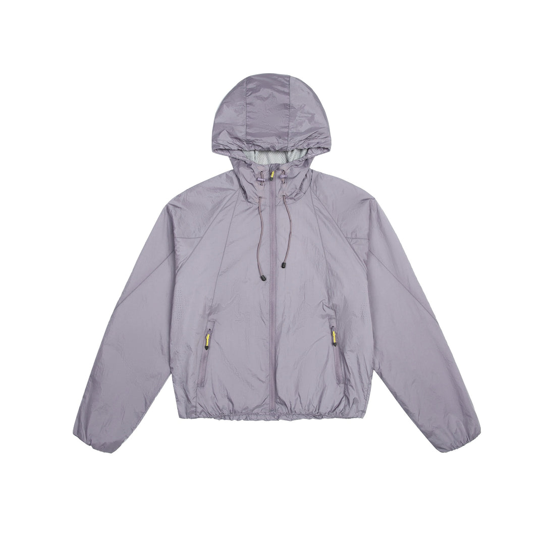 Unisex Leichter Windbreaker mit verstellbarer Kapuze, packbarer Nylonjacke Nord Taschen
