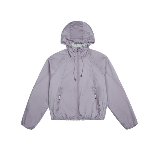Unisex Leichter Windbreaker mit verstellbarer Kapuze, packbarer Nylonjacke Nord Taschen