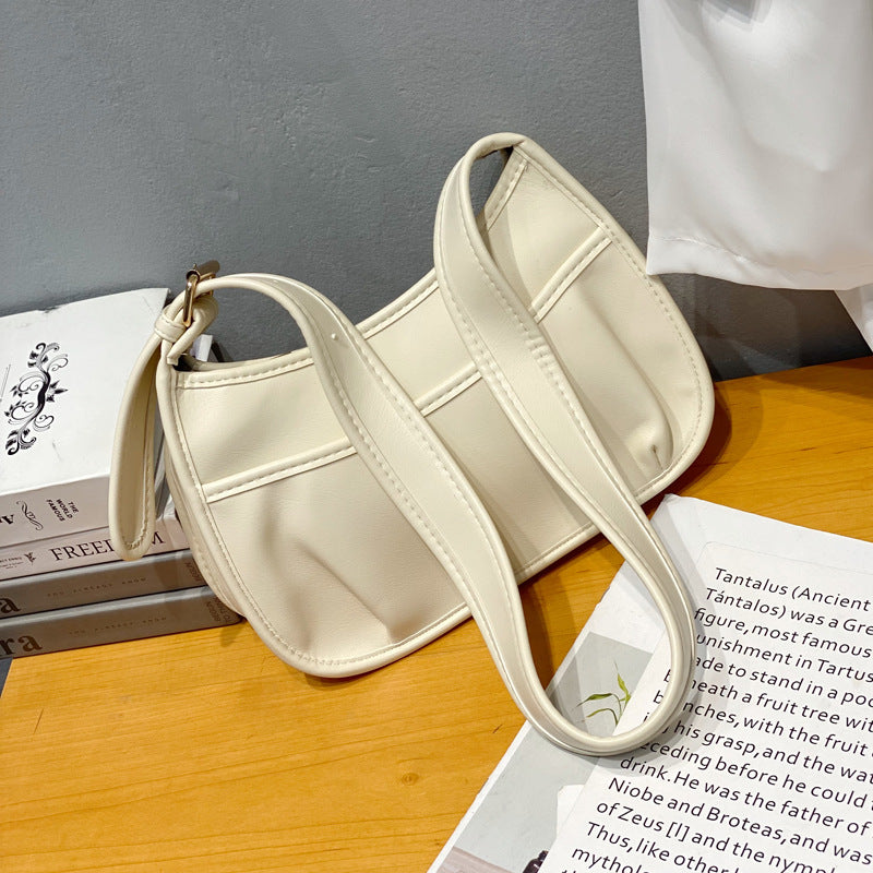 Damen Hobo-Tasche mit eleganten Falten und praktischem Tragegurt Nord Taschen