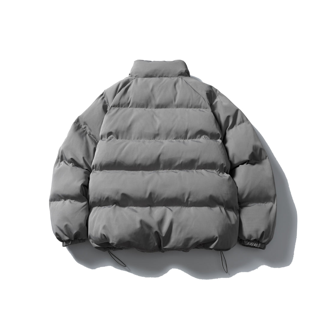Unisex Kurz geschnittener Steppblouson im Boxy‑Cut mit hohen Kragen und Kordelzug Nord Taschen