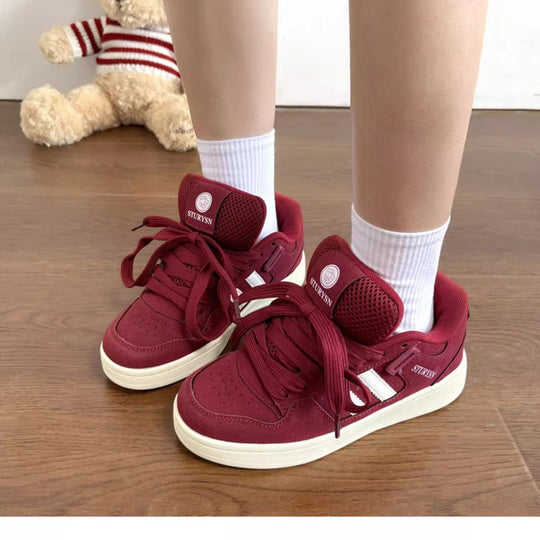 Damen Sportliche Sneakers mit rutschfester Sohle und atmungsaktivem Obermaterial