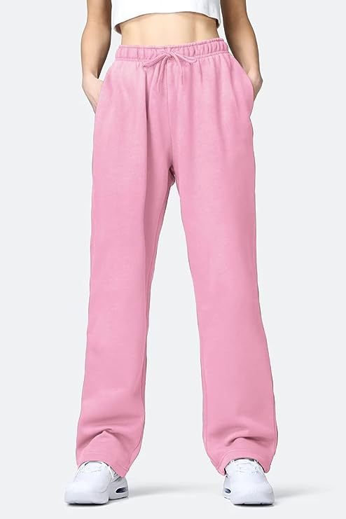 Damen bequeme Sporthose mit elastischem Bund und praktischen Taschen