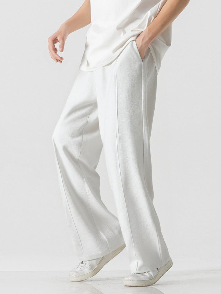 Herren Elegante, weite Freizeithose aus atmungsaktivem Gew Nord Taschene
