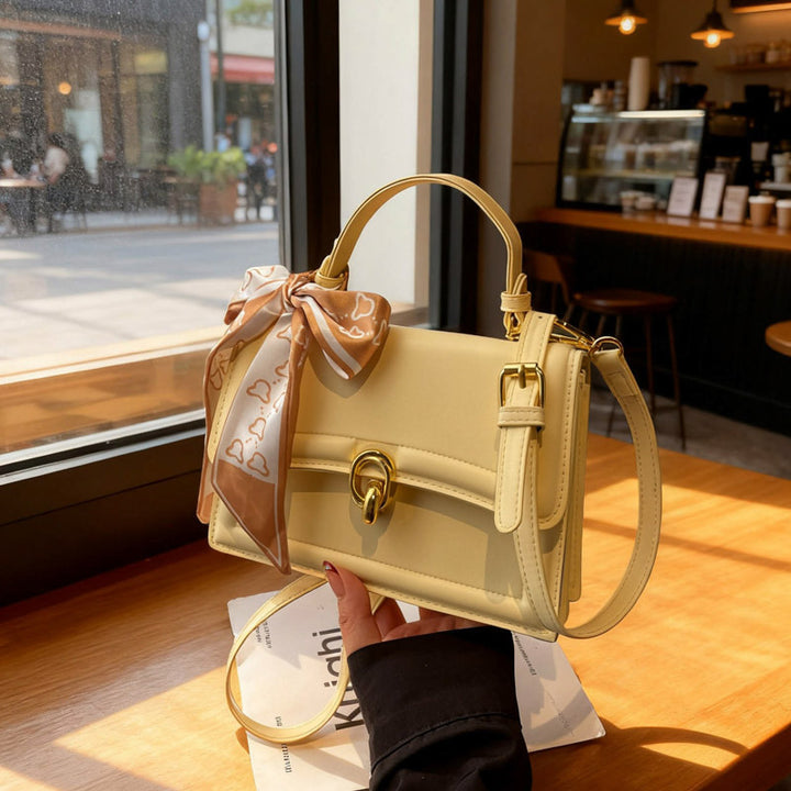 Damen elegante Handtasche mit modischem Halsschalsdetail Nord Taschen