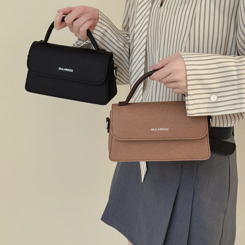 Damen Handtasche im eleganten Koffer-Design mit abnehmbarem Schulterriemen Nord Taschen