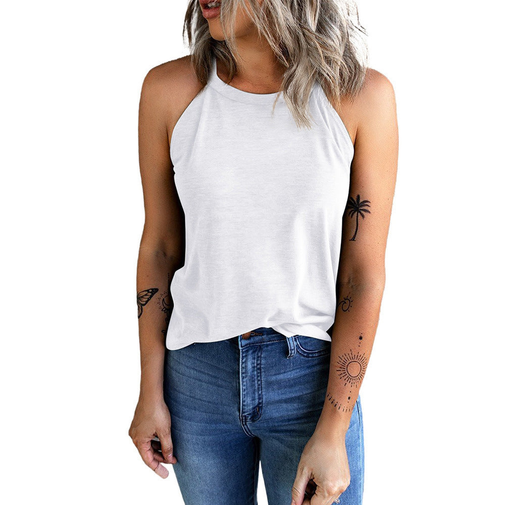 Damen Ärmeloses Sporttop mit lässigem Schnitt und feuchtigkeitsableitender Funktion